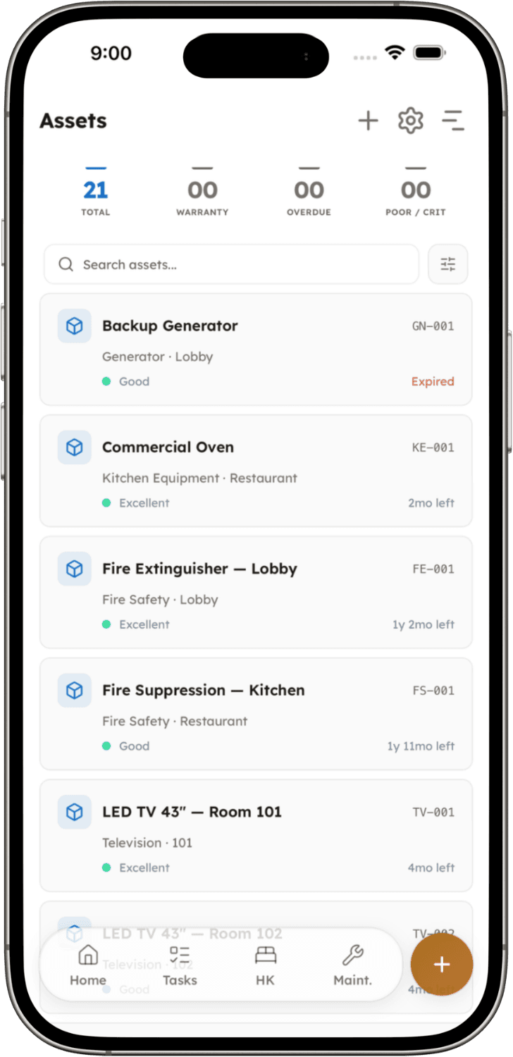 Asset Management module