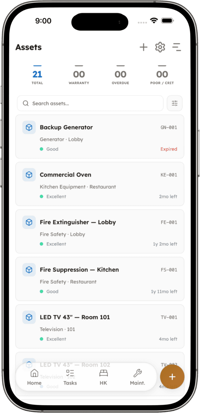 Asset Management module