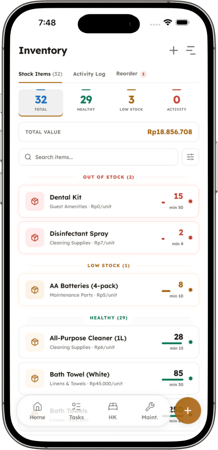 Inventory & Procurement module